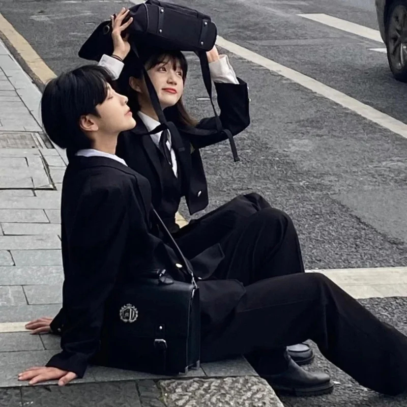 Clothing Style Winter - xiaoxiao JK Uniformen Koreaanse set Middelbare