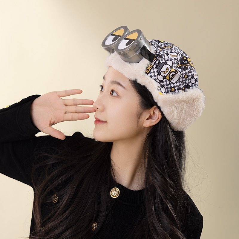 Winter Clothing Earmuffs - Minions Heren Vrouwen Mode Warme Bomber
