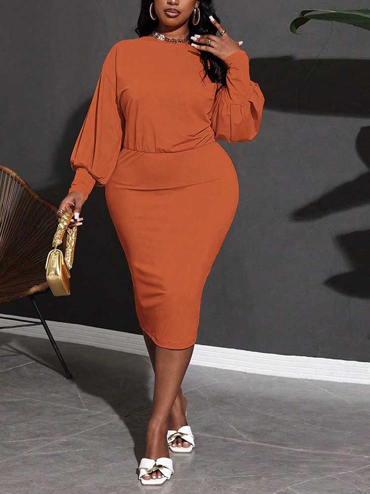 Winter Clothing For Plus Size Women - Herfst En Winter Jurken Plus Size