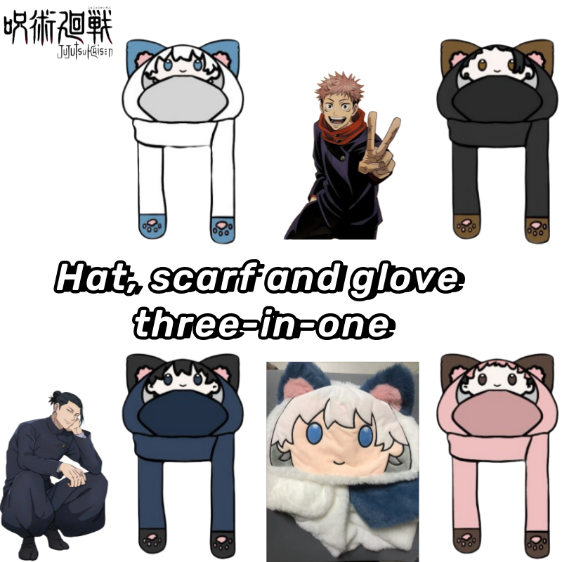 Winter Clothing Earmuffs - Nieuwe Jujutsu Kaisen Gojo Satoru Itadori
