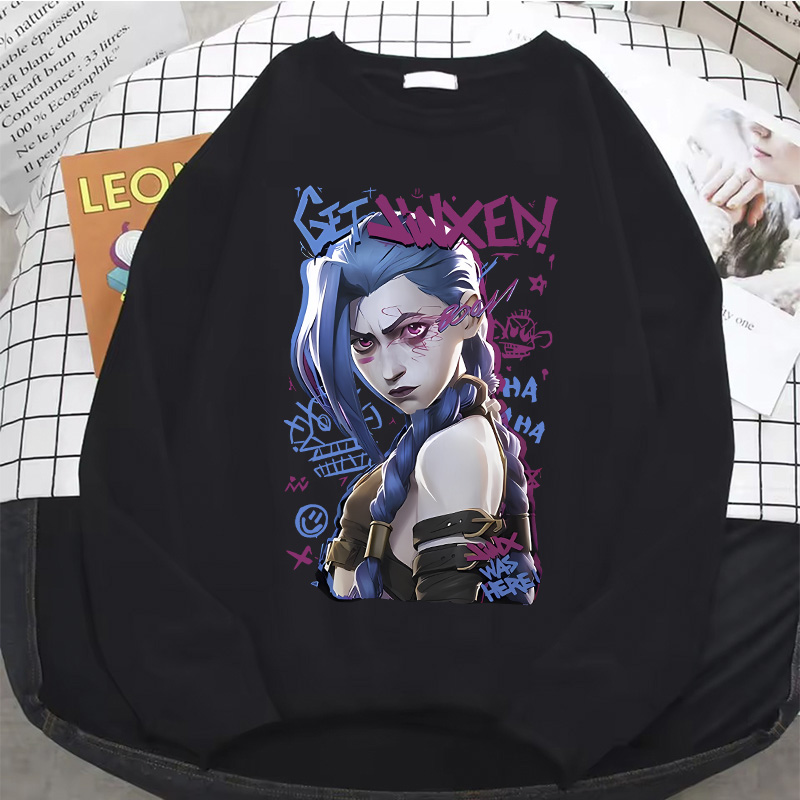Winter Under Clothing - Jinx Arcane Hoodie Hot Anime Vrouwen