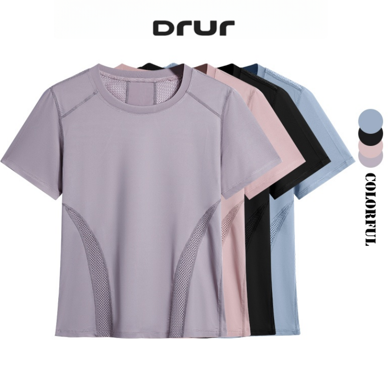 Winter Yoga Clothing - DRUR Zomer Lichtgewicht Running T-shirt Dames