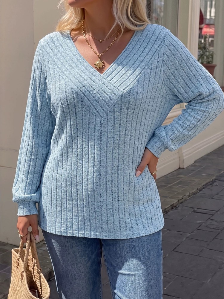 Winter Clothing For Plus Size Women - Dames Plus Size L-3XL Casual gebreide