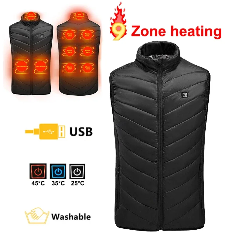 Winter Under Clothing - PHMAX Verwarmd vest Winter Warm Wandelen