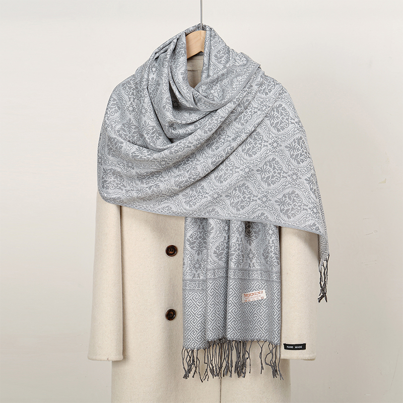 Cashmere Scarf Wrap - 2024 Luxe Dikke Kasjmier Sjaal Vrouwen