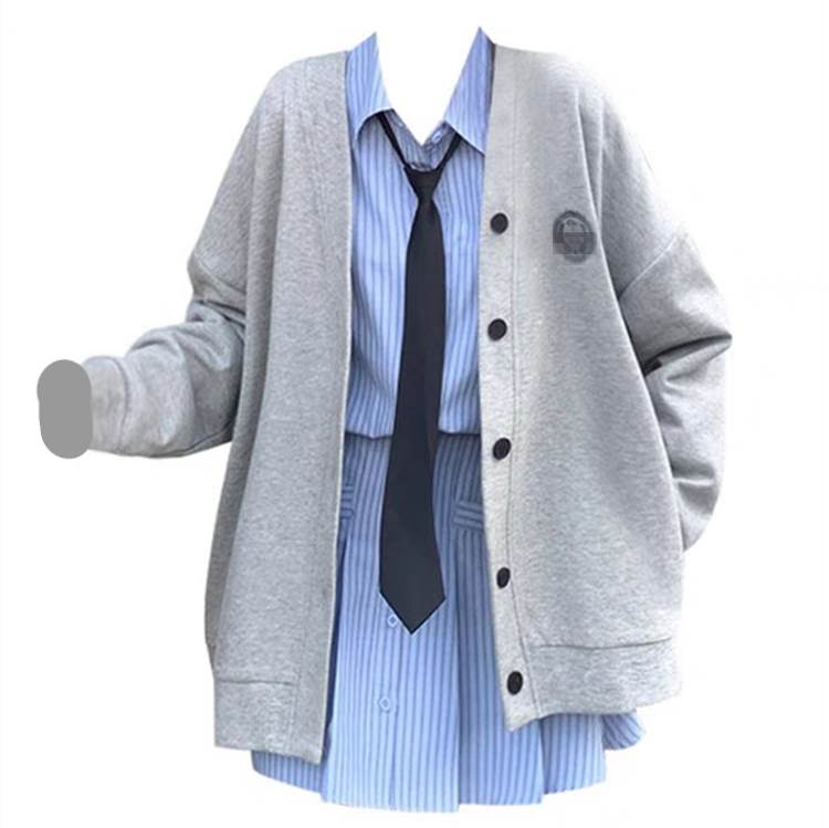 Clothing Style Winter - Extra grote maat gestreept damesjurkvest Trendy