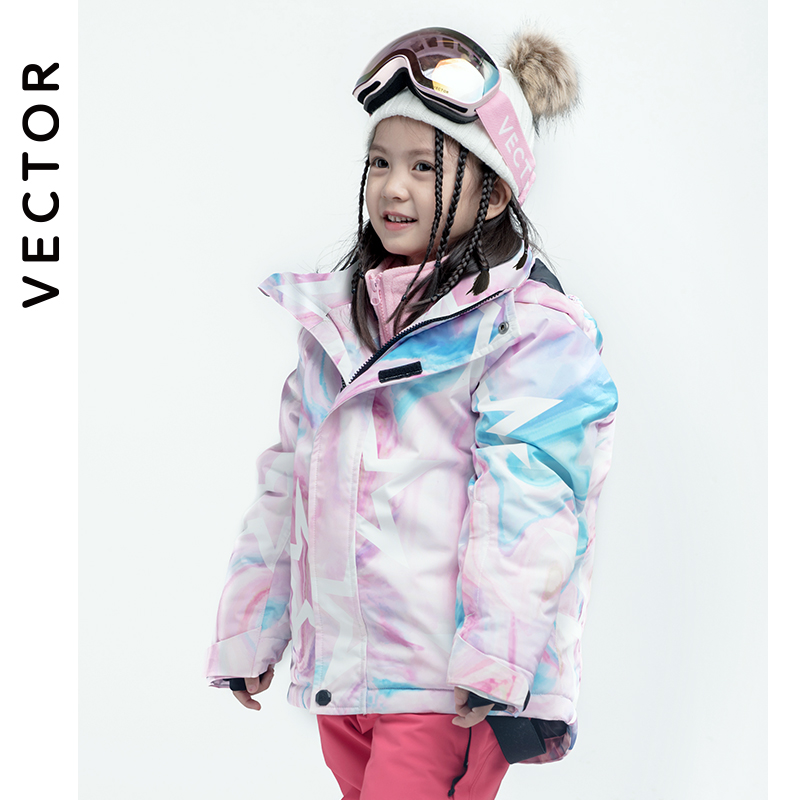 Winter Clothing Vector - Kindersneeuwkleding Outdoor Waterdicht en winddicht Warme