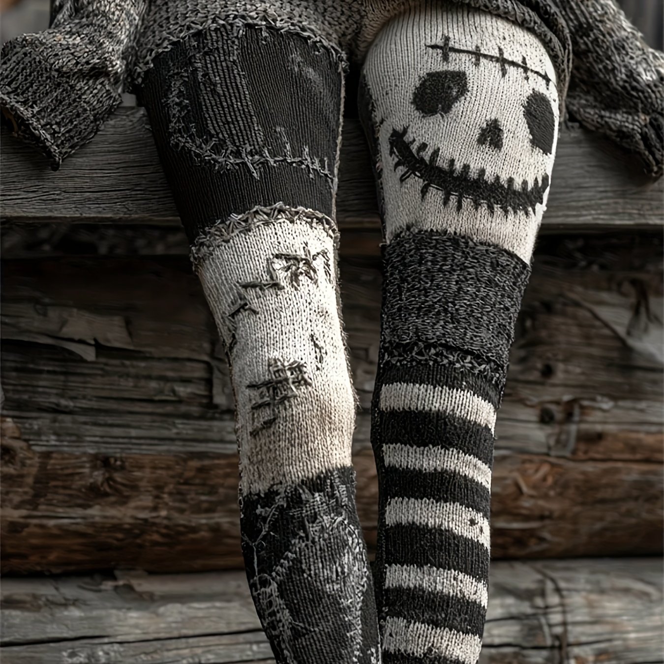 Winter Yoga Clothing - Vrouwen Halloween skeletprint legging rekbare workout