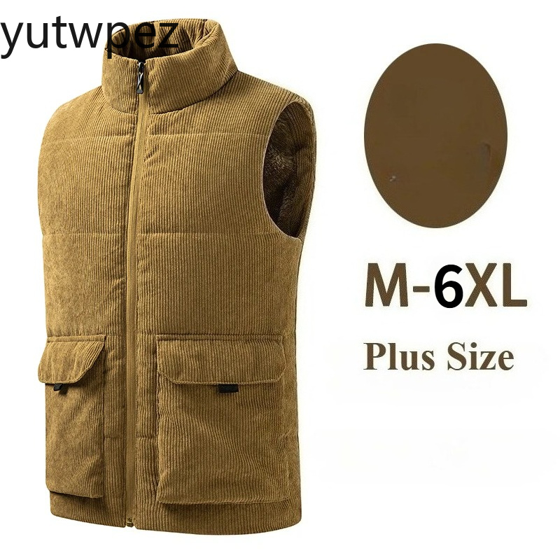 Winter Clothing Plus Size - Outdoor Wandelen Mode Wollen Vest Mannelijke