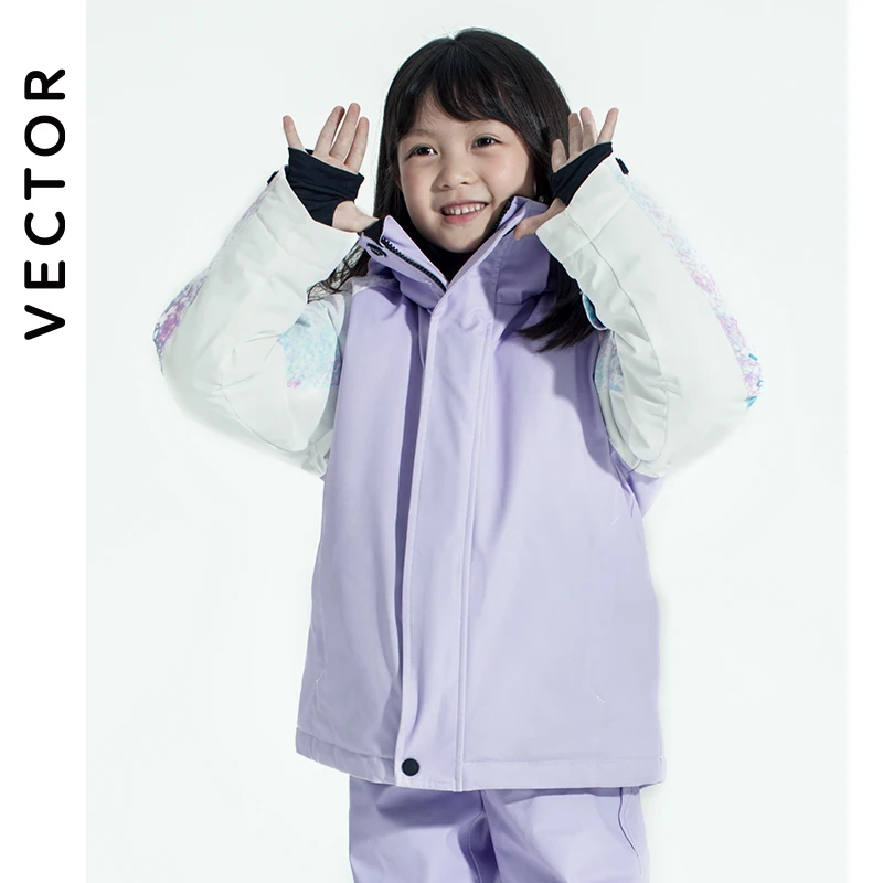 Winter Clothing Vector - Kinder Sneeuwkleding Outdoor Waterdichte En Winddichte