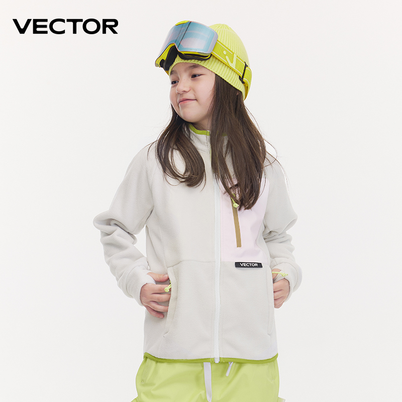 Winter Clothing Vector - VECTOR Fleecejack Kinderen Herfst Winter Warme