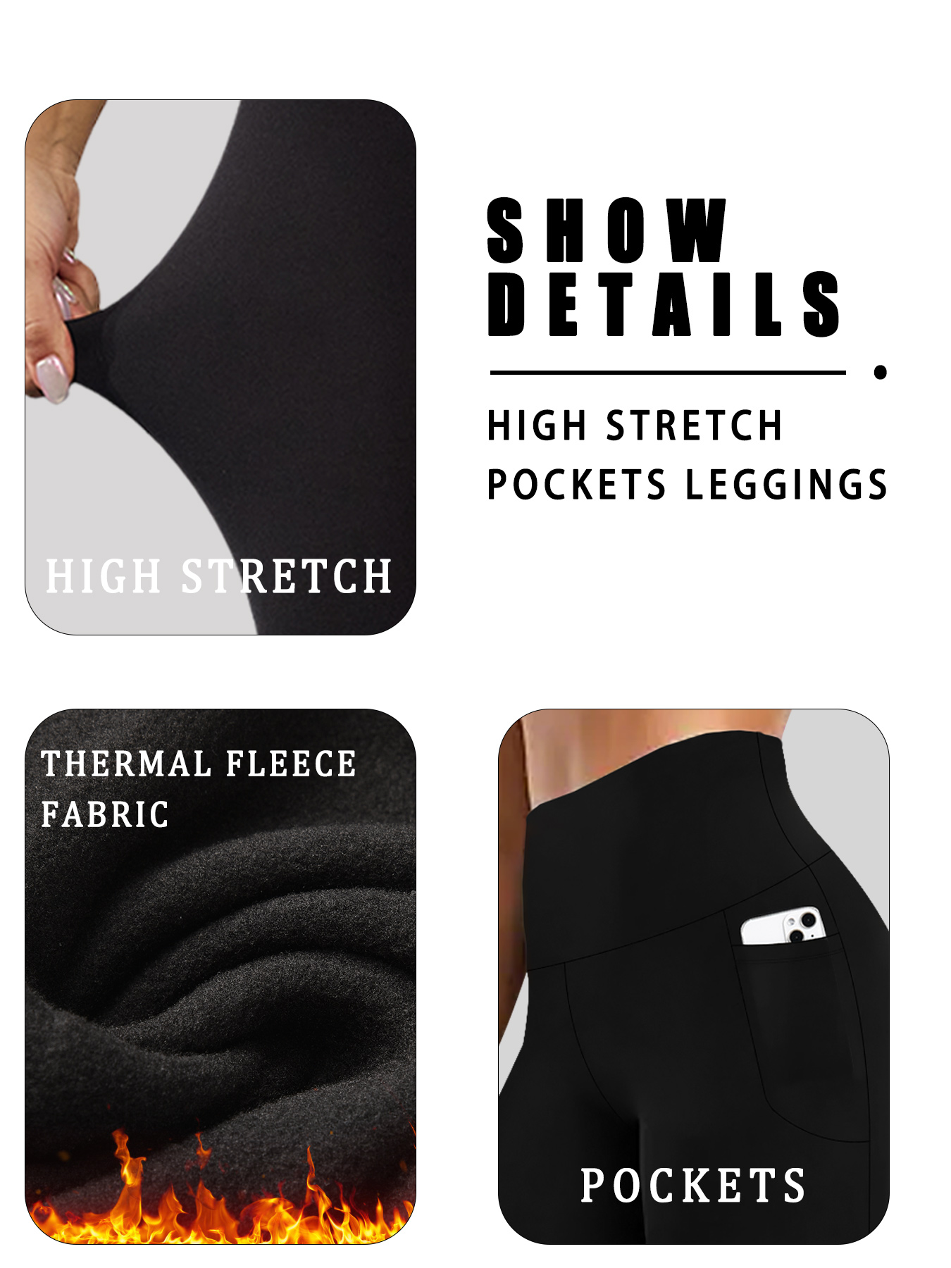 Dames thermische fleece gevoer - Winter Yoga Clothing recensie en prijs