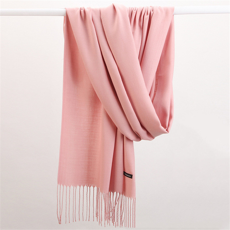 Mode Effen Kleur 2023 Vrouwen  - Cashmere Scarf Wrap recensie en prijs