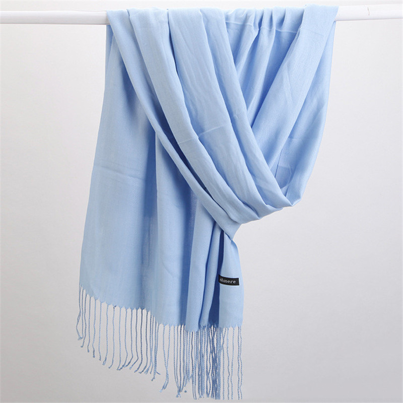 Mode Effen Kleur 2023 Vrouwen  - Cashmere Scarf Wrap recensie en prijs