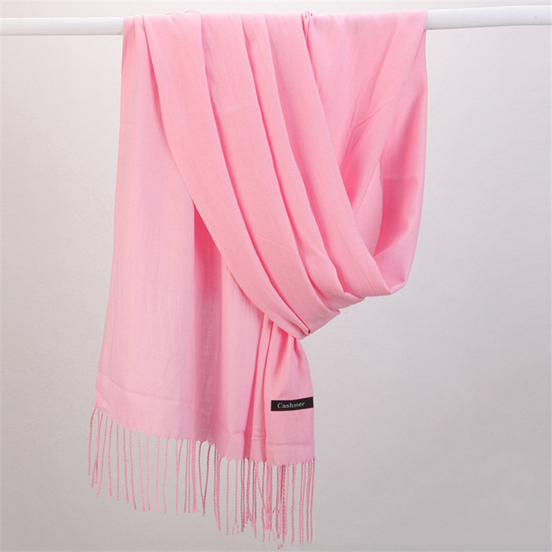Mode Effen Kleur 2023 Vrouwen  - Cashmere Scarf Wrap recensie en prijs