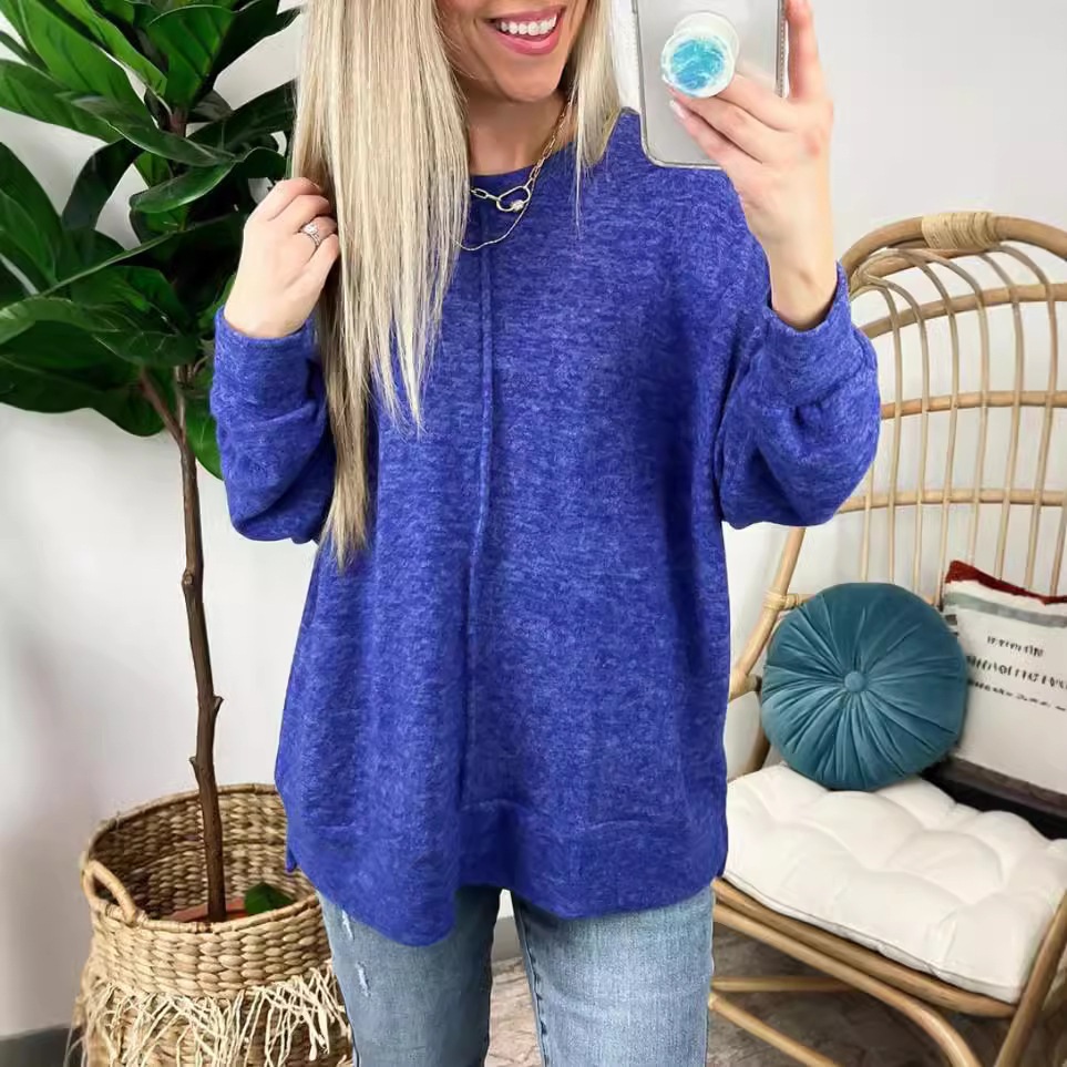 Nieuwe losse damesmode trui me - Winter Under Clothing recensie en prijs