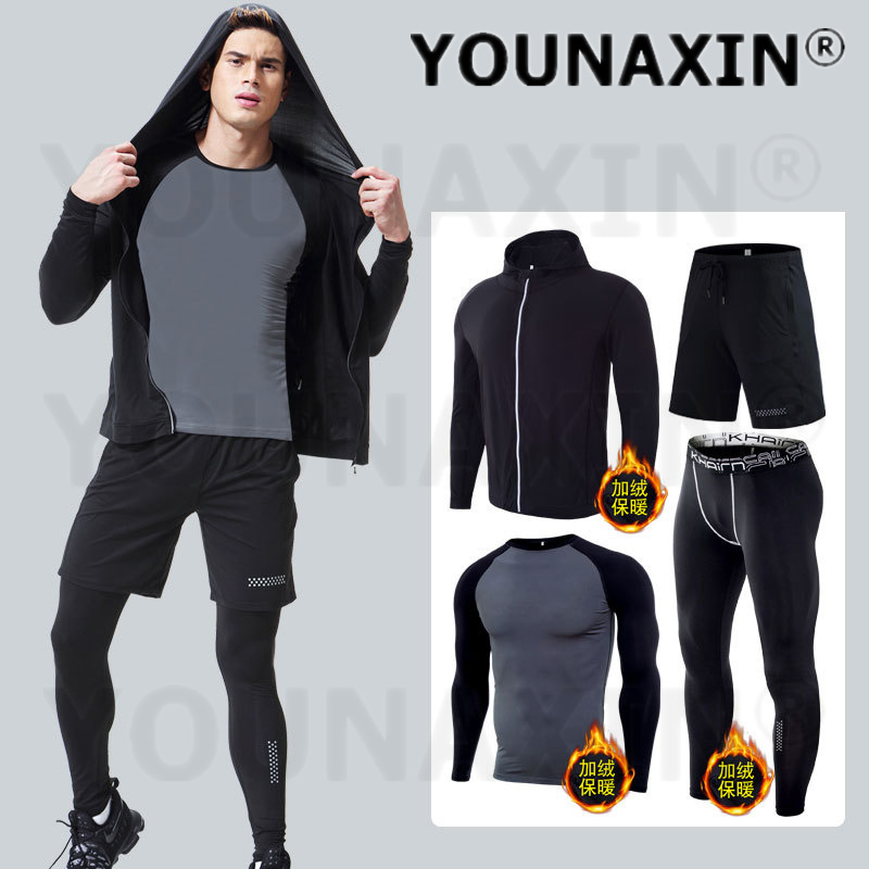 4-delige fitnesskledingset voo - Winter Yoga Clothing recensie en prijs