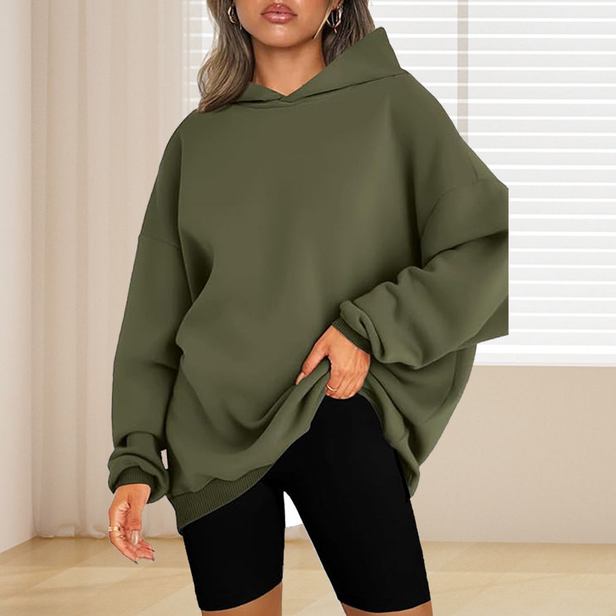 Grote maten basic effen kleur  - Winter Clothing For Plus Size Women recensie en prijs