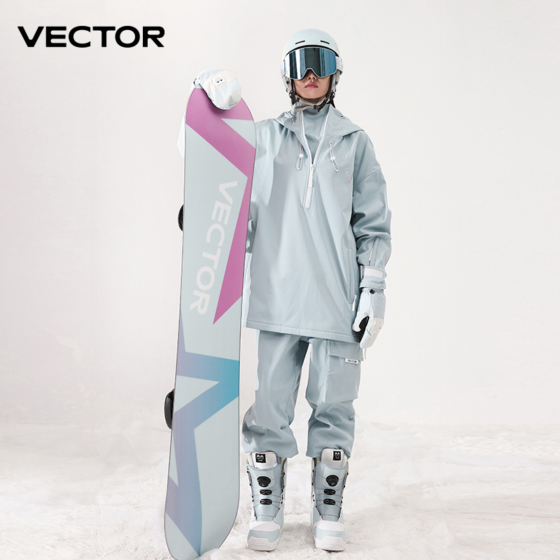 Mannen Vrouwen Effen Kleur Ski - Winter Clothing Vector recensie en prijs