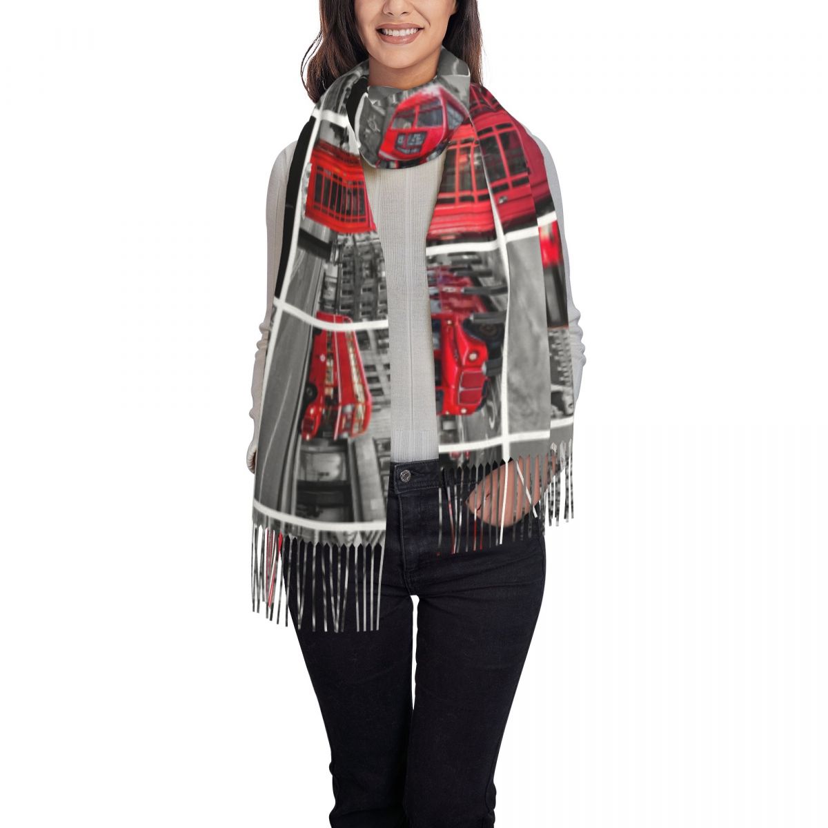 Dames sjaal met kwastje dus Br - Cashmere Scarf Wrap recensie en prijs