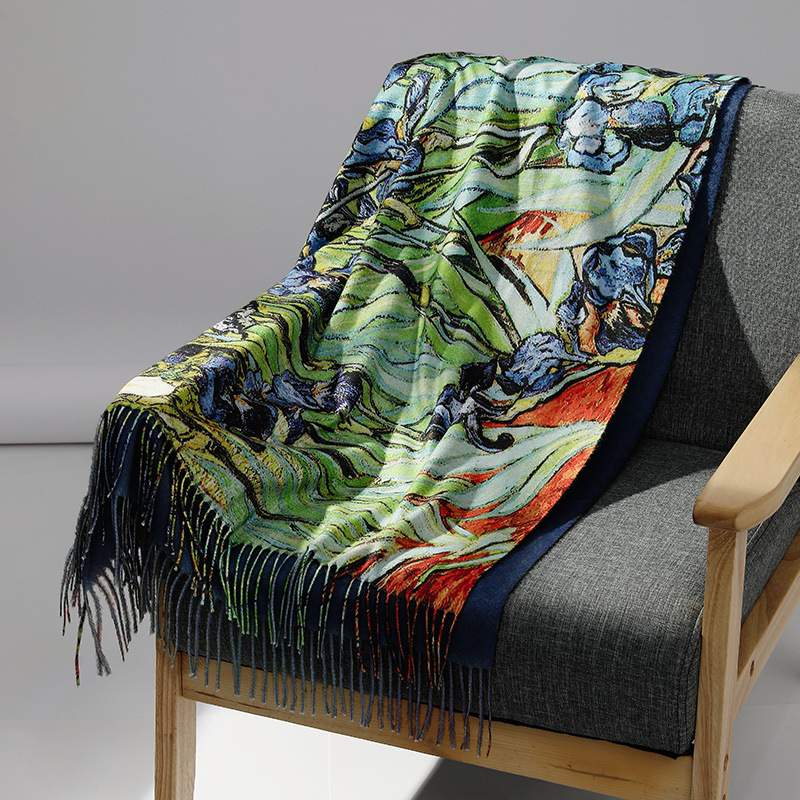 Luxe Merk Olieverfschilderij K - Cashmere Scarf Wrap recensie en prijs