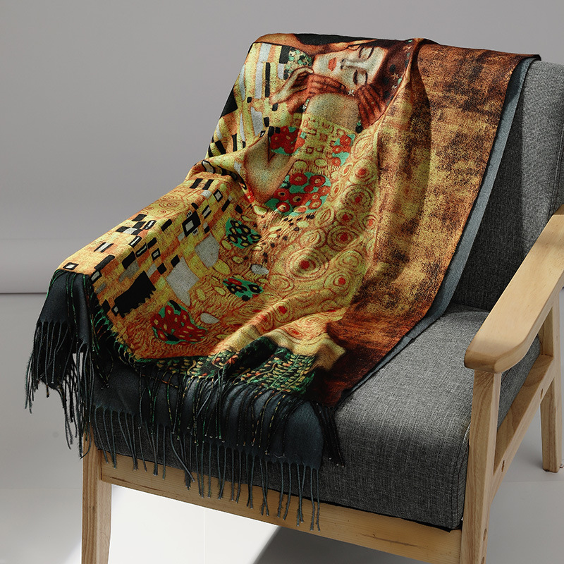 Luxe Merk Olieverfschilderij K - Cashmere Scarf Wrap recensie en prijs