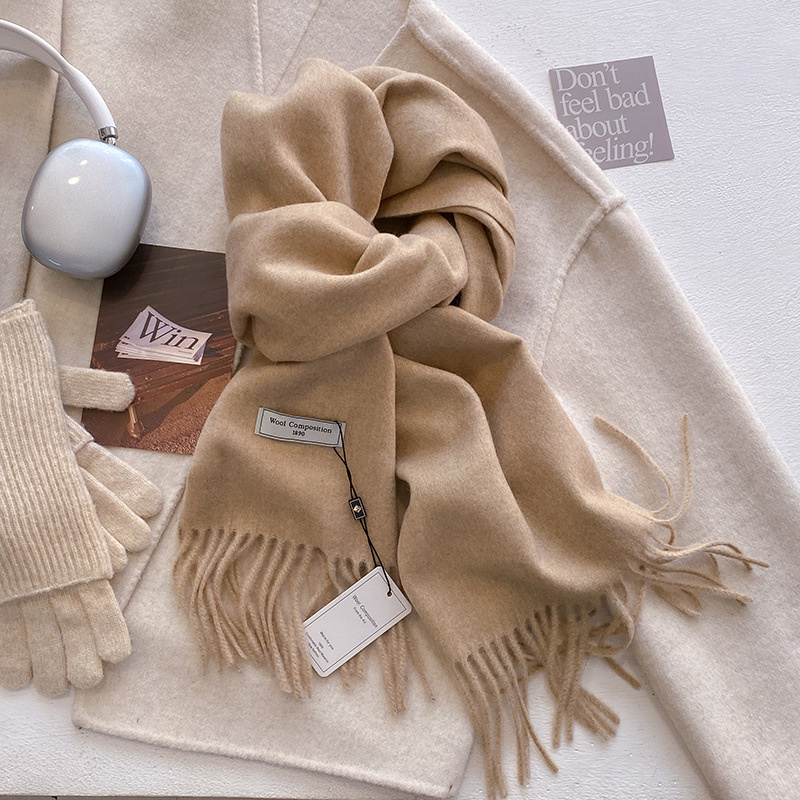 2024 Winter Wollen Sjaal Voor  - Cashmere Scarf Wrap recensie en prijs