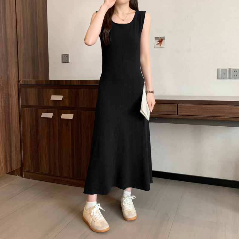 Elegante effen mouwloze gebrei - Winter Clothing For Plus Size Women recensie en prijs