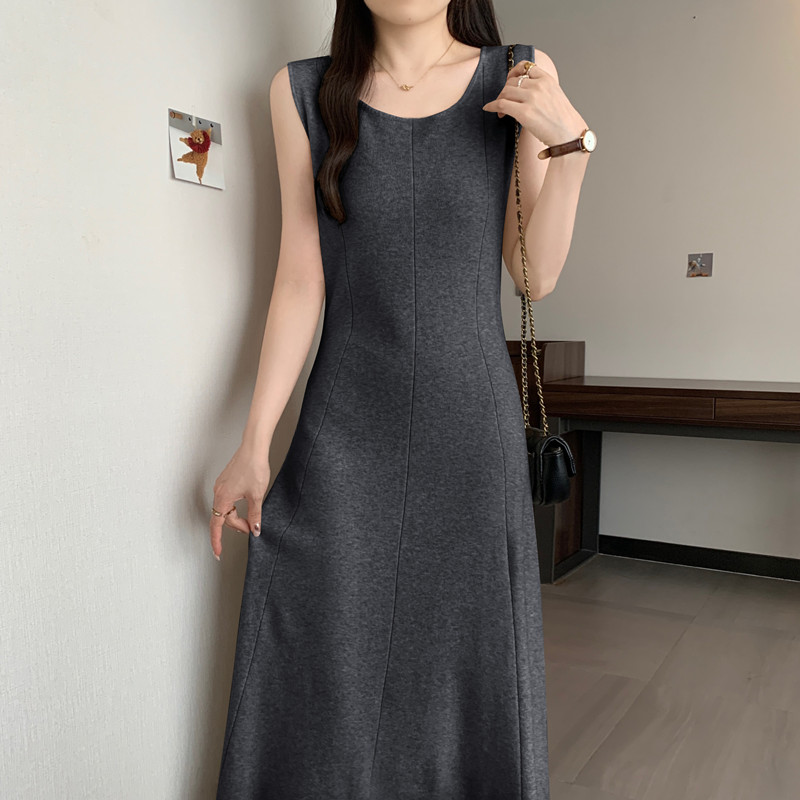 Elegante effen mouwloze gebrei - Winter Clothing For Plus Size Women recensie en prijs