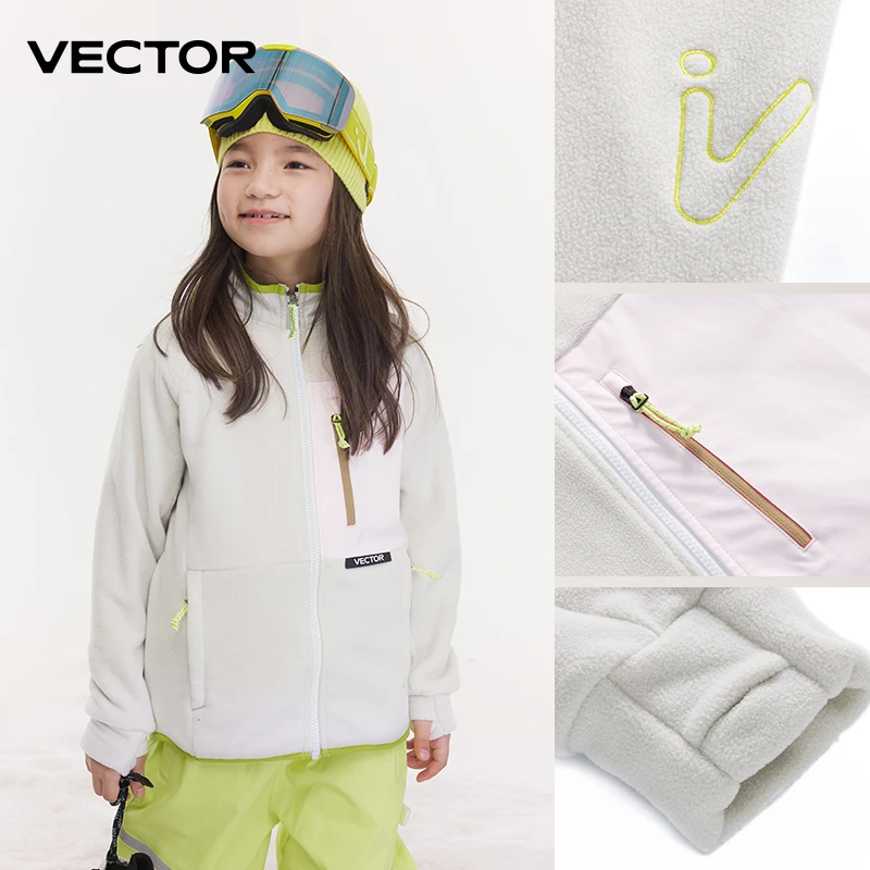 VECTOR Fleecejack Kinderen Her - Winter Clothing Vector recensie en prijs